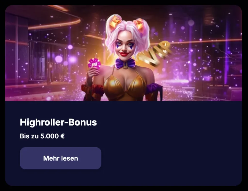 NV Casino Highroller Bonus