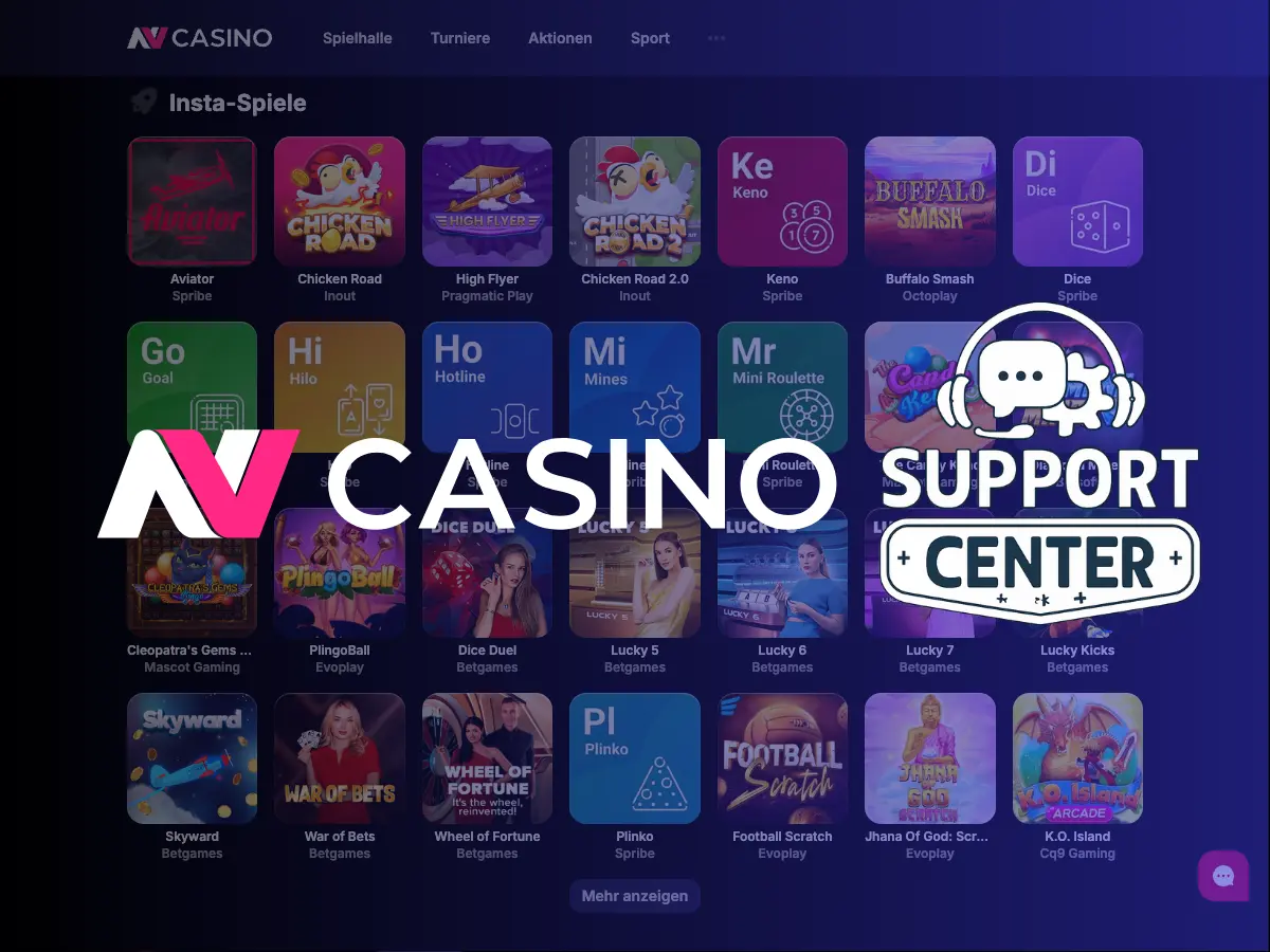 NVCasino Support