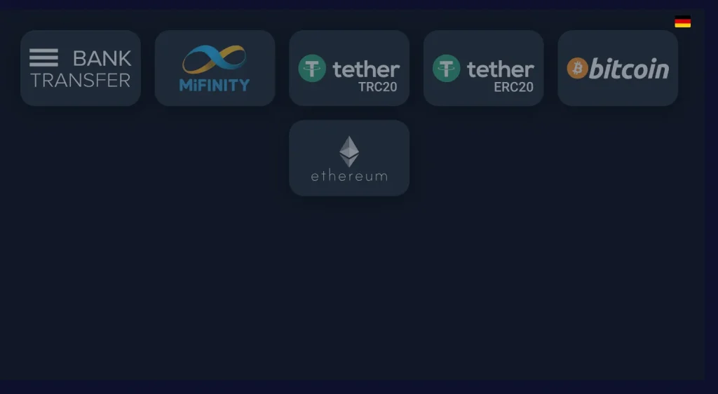 Withdrawal methods
